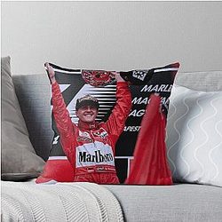 Michael Schumacher Triumph of a Legend Throw Pillow