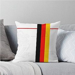 Sebastian Vettel Michael Schumacher Special Nurburgring 2020 Throw Pillow