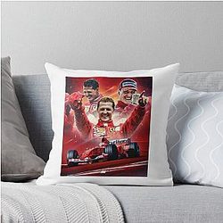 Michael Schumacher Throw Pillow