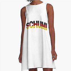 Michael Schumacher Iconic A-Line Dress