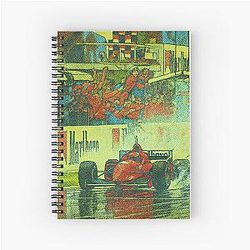 F1: Michael Schumacher 96 Spain GP Spiral Notebook