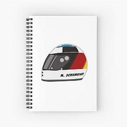 Michael Schumacher 1990 Custom Spiral Notebook