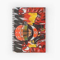 Michael Schumacher - Ferrari F1 graffiti painting by DRAutoArt Spiral