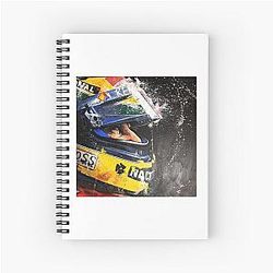 Michael Schumacher Spiral Notebook