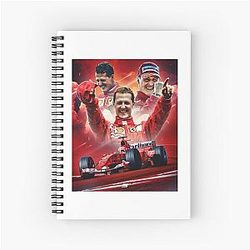 Michael Schumacher Spiral Notebook