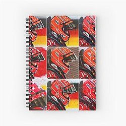 Michael Schumacher graffiti painting by DRAutoArt NoteBook