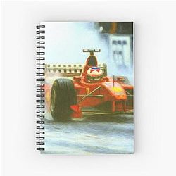 F1 Michael Schumacher Ferrari F300 1998 British GP Notebook