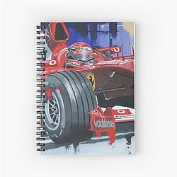 MICHAEL SCHUMACHER by Greg Tillett Notebook