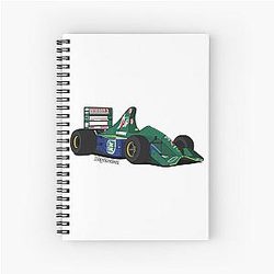 Michael Schumacher 191 Formula One Tooned Notebook