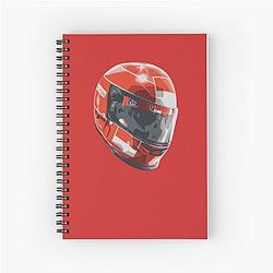 Michael Schumacher Spiral Notebook