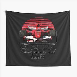 Michael Schumacher F1 Suzuka Japan Grand Prix Tapestry