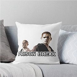 Prison Break Wentworth Miller Dominic Purcell Michael Scofield Lincoln Burrows Throw Pillow