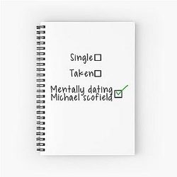 Mentally Michael Scofield Notebook