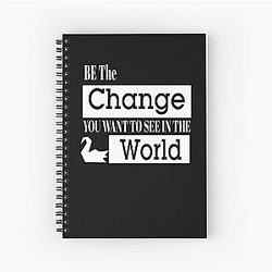 Be The Change You Want To See In The World Michael Scofield's Paper Cranes Prison Break Spiral Notebook