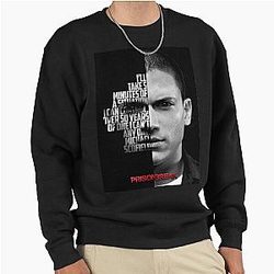 Black and Michael Scofield Pullover Sweatshirt