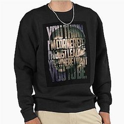 Michael Scofield Bold Motivational Typography Camouflage Design Pullover Sweatshirt