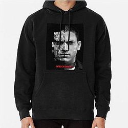 Black and white Michael Scofield Prison Break Hoodie