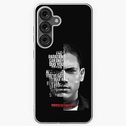 Black and White Michael Scofield Prison Break Quote Samsung Galaxy Soft Case