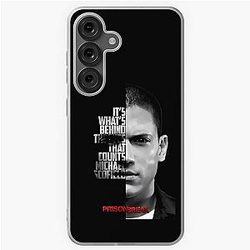 Black and Michael Scofield, Prison Break quote case for Samsung Galaxy.