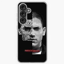 Black and white Michael Scofield Prison Break quote for Samsung Galaxy Soft Case