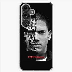 Black and White Michael Scofield Prison Break Quote Samsung Galaxy Soft Case
