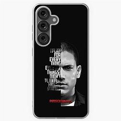Black and Michael Scofield Prison Break quote Samsung Galaxy Soft Case