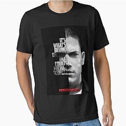Black Michael Scofield Prison Break quote Essential T-Shirt