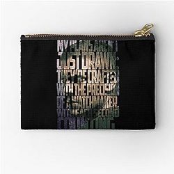 Michael Scofield Motivational Typography Camouflage Design Zipper Pouch
