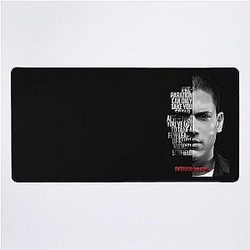 Black and white Prison Break quote Desk Mat