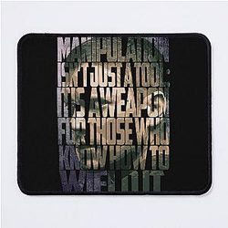 Michael Scofield Bold Typography with Camouflage Design Mouse Pad