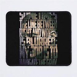 Michael Scofield Motivational Typography Camouflage Design Mouse Pad