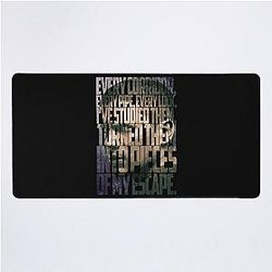 Michael Scofield Bold Motivational Camouflage Design Desk Mat