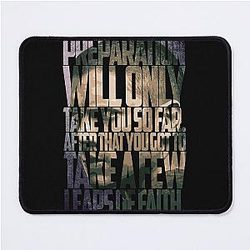 Michael Scofield Bold Motivational Typography Camouflage Design Mouse Pad