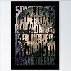 Michael Scofield Bold Typography with Camouflage Design Poster