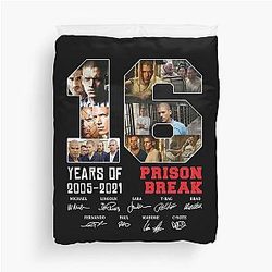 16 Years of 2005 2021 Prison Break Michael Scofield Trending Duvet Cover