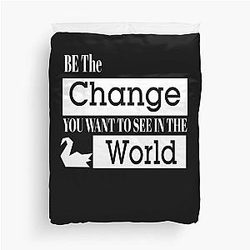The Change You Want to See in the World Prison Break Michael Scofield Paper Cranes Duvet Cover