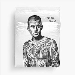 Michael Scofield Prison Break Duvet Cover