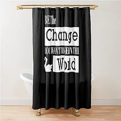 Be the Change You Want to See in the World Prison Break Michael Scofield Paper Cranes Shower Curtain