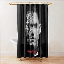 Black White Michael Scofield Prison Break Shower Curtain