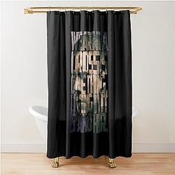 Michael Scofield Motivational Camouflage Design Shower Curtain