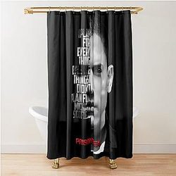Black and White Michael Scofield Prison Break Curtain