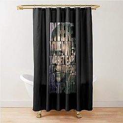 Michael Scofield Bold Motivational Camouflage Design Shower Curtain