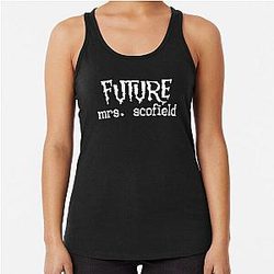 Future Mrs. Scofield Prison Break Trending Prison Break Racerback Tank Top