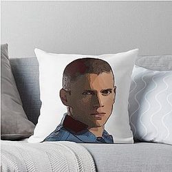 Michael Scofield Throw Pillow