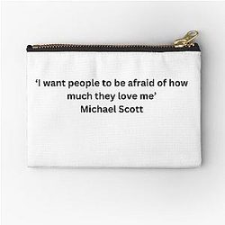 Michael Scott Zipper Pouch