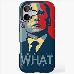 Michael Scott That's What She Said iPhone Tough Case