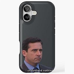 Michael Scott I Understand Nothing iPhone Tough Case