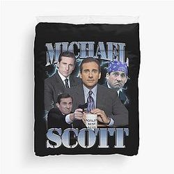 Michael Scott 90's Vintage Duvet Cover