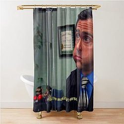 The Office Michael Scott Shower Curtain