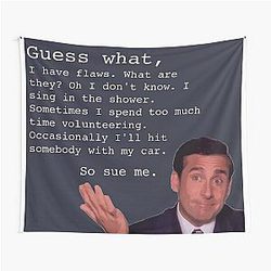 Michael Scott Quote Tapestry